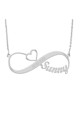 Personalized Infinity Necklace Name Infinity Jewelry for women