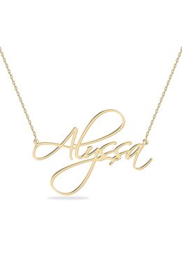 custom name necklace alyssa