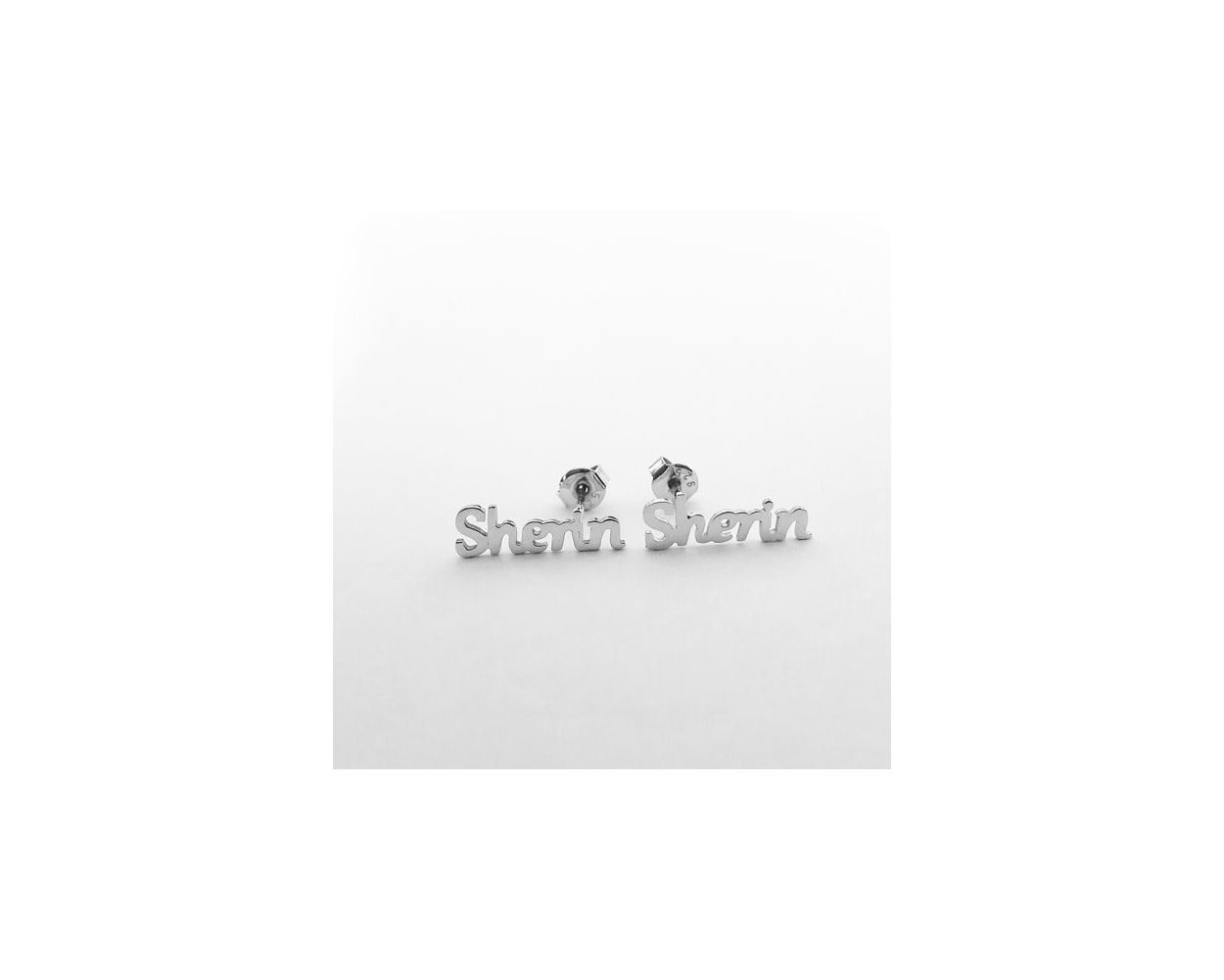 Pair Of Color Enamel Script Name Earrings Stainless Steel Personalized Stud Name  Earrings Custom Name Earrings Gift for Women - AliExpress