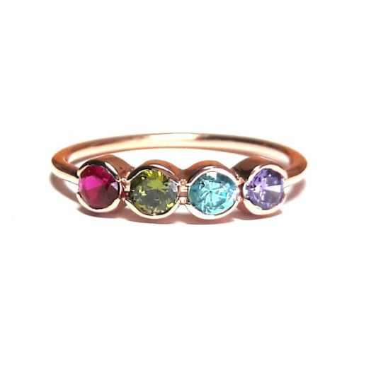 Birthstone Ring- Mothers Gift Custom Ring- Family Jewelry, Custom Birthstone Ring-Family Ring- Family Birthstone Ring- Personalized Gift