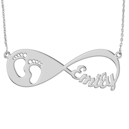 Personalized Infinity Necklace Name Infinity Jewelry