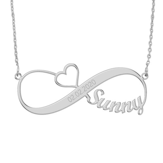 Personalized Infinity Necklace Name Infinity Jewelry for women